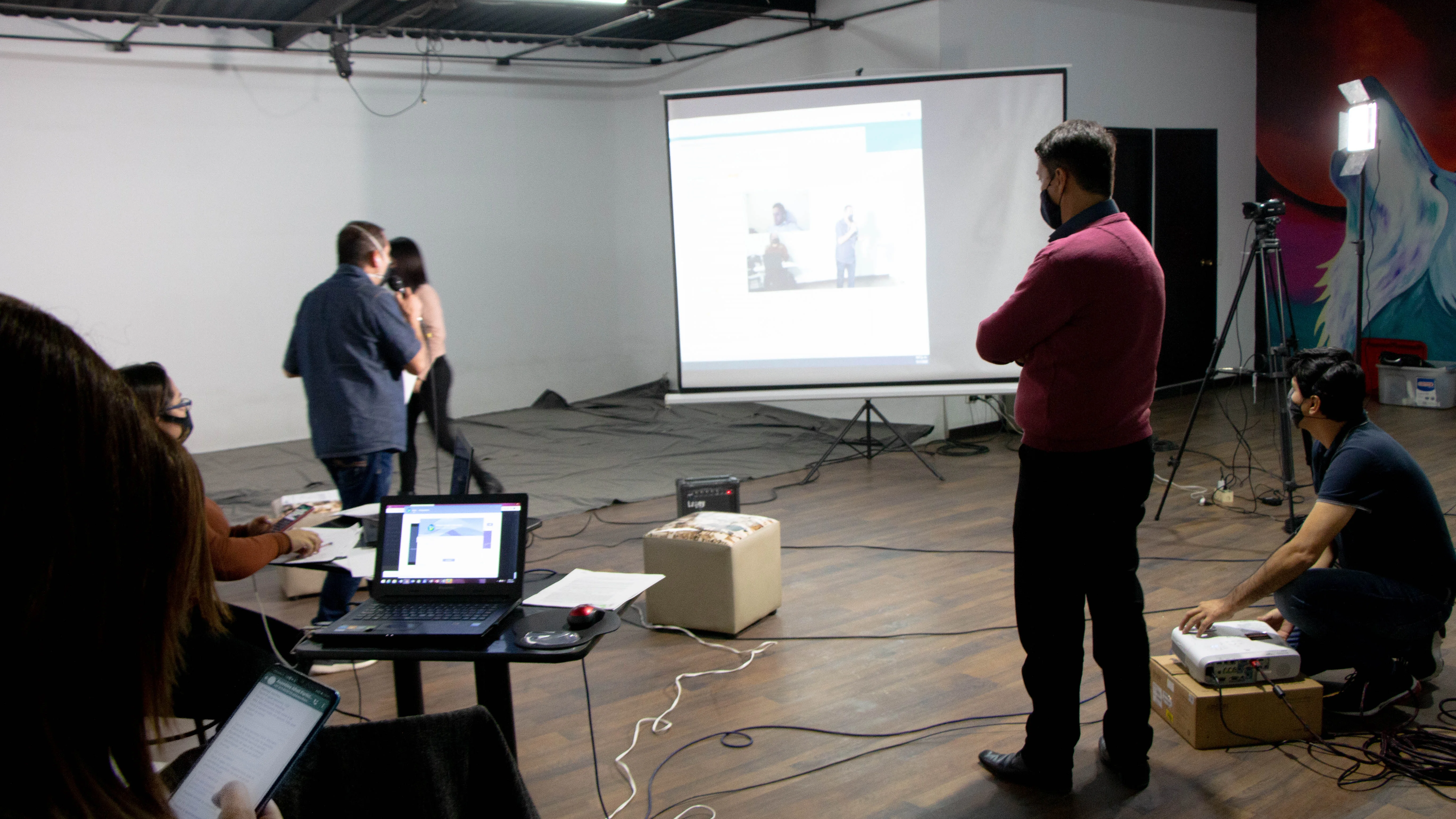 Producción de contenido audiovisual